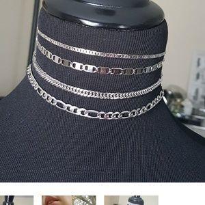 Stainless steel choker necklace
